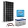 Kit pentru instalatii fotovoltaice autonome 360W 12V, cu 2 panouri solare monocristaline 180W 12V, regulator de incarcare MPPT 30A, un acumulator solar 150Ah 12V si setul complet de cabluri si conectori pret ieftin