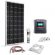 Kit solar 180W 12V cu un panou fotovoltaic monocristalin, un regulator de incarcare MPPT 20A 12V – 24V, 4 colturi de fixare si setul complet de cabluri si conectori pret ieftin