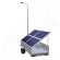 Remorca solara mobila pe o singura axa IDELLA Mobile Energy IME 4, cu 4 panouri fotovoltaice de inalta calitate, un stalp pentru iluminat si o lampa solara cu LED