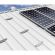 Structura din aluminiu de calitate superioara cu sine de prindere de mici dimensiuni pentru 8 panouri solare cu sistem de fixare pe acoperisurile din tabla cutata pret ieftin