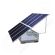 Instalatie fotovoltaica mobila montata pe remorca auto cu o singura axa IDELLA Mobile Energy IME 8, pentru santiere temporare sau aplicatii agricole, cu 8 panouri solare IDELLA Power Poly IPP 550W