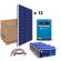 Kit solar 3360W pentru instalatiile autonome cu 12 panouri fotoelectrice policristaline 280W 24V, 4 acumulatori solari 200Ah 12V si un invertor hibrid MPPT 5.5KVA 48V 100A pret ieftin