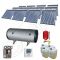 Set colectoare solare vidate si boiler orizontal SIU 12x20-2000.2BMH, Instalatii solare presurizate cu boiler solar pentru apa calda, Colectoare solare vidate la pachet cu boiler orizontal