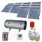 Instalatii solare presurizate cu boiler solar pentru apa calda, Colectoare solare vidate la pachet cu boiler orizontal, Set colectoare solare vidate si boiler orizontal SIU 10x18-1500.2BMH