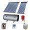Panouri solare ieftine cu boiler bivalent de 400 litri, Pachet cu panou solar cu tuburi vidate, Instalatii solare pentru apa calda Solariss Iunona