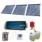 Panou solar ieftin pentru apa calda si boiler cu o serpentina, Panou solar china Solariss Iunona, Colectoare solare cu boiler monovalent de 400 litri