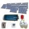 Instalatii solare presurizate cu boiler solar pentru apa calda, Colectoare solare vidate la pachet cu boiler orizontal, Set colectoare solare vidate si boiler orizontal SIU 10x20-1500.1BMH