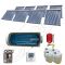 Set panouri solare ieftine cu boiler fabricate in China, Colectoare solare China Solariss Iunona, Instalatie cu panouri solare China cu tuburi vidate SIU 8x20-1500.1BMH