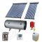 Set panouri solare ieftine cu boiler de 300 litri si doua serpentine, Instalatii panouri solare Solariss Iunona, Pachet cu panou solar apa calda tot anul