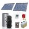 Set puffer cu doua serpentine si panouri solare ieftine, Instalatii panouri solare Solariss Iunona, Pachet cu panou solar pentru apa calda tot anul