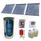 Set panouri solare ieftine cu boiler de 400 litri si doua serpentine, Set panouri solare China Solariss Iunona, Pachet cu panou solar China cu tuburi vidate