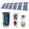 Set panouri solare ieftine cu boiler de 400 litri si doua serpentine, Set panouri solare China Solariss Iunona, Pachet cu panou solar China cu tuburi vidate