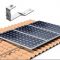 Structura de fixare pentru 5 panouri fotovoltaice monocristaline sau policristaline cu carlige de ancorare reglabile pentru acoperisurile din tigla pret ieftin