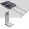 Structura din aluminiu pentru 4 panouri fotovoltaice montate pe verticala, pentru acoperis din tabla pret iefitn