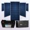 Kit fotovoltaic policristalin rezidential IPP200Wx5-Tarom235-35Ah-100Ah
