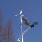 Stalpi solari iluminat public hibrid cu eoliana HI-7M 2
