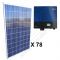 Instalatii de panouri fovoltaice solare trifazate on-grid 19.5 kW cu invertoare SMA