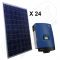Kit solar de panouri fotovoltaice certificate on-grid 6 kW cu invertor SMA trifazat