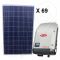 Kit solar fotovoltaic de 17250 W cu injectare in retea Symo 17.5-3-M